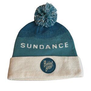 RABBIT HOLE Sundance Film Festival Pom Beanie Knit Hat Cap Unisex Park City